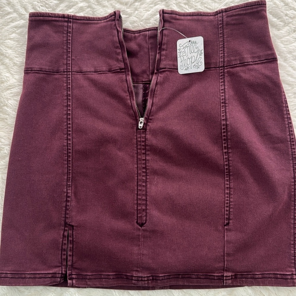 Free People Holding Onto A Dream Mini Skirt in Speakeasy size 12 NWT